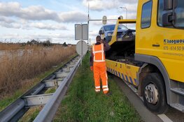 Botsing op N246, bij A8