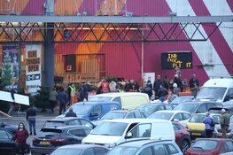 Drukte bij Hornbach Zaandam