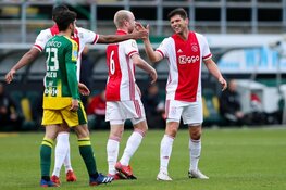 Ajax na één helft al klaar met ADO Den Haag