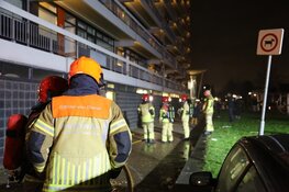 Brand in garagebox van flat in Zaandam