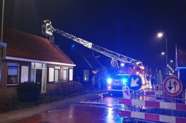 Schoorsteenbrand in Oostzaan