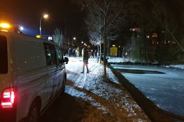 Auto bijna te water in Zaandam