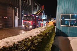 Brand in bedrijfspand Wormerveer