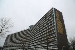 Gevelbeplating van flat laat los in  Zaandam