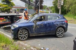 Auto slaat over de kop bij eenzijdig ongeval in Zaandam