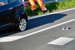 Motorrijder gewond na botsing met auto op A8 bij Koog aan de Zaan
