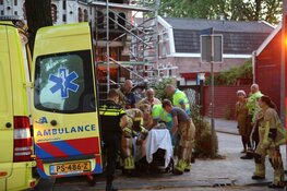 Man met rollator valt in puntig hekwerk in Zaandam