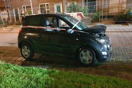 Auto in brand in Wormerveer