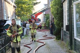 Grote brand bij woning in Zaandam