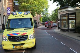 Grote brand bij woning in Zaandam