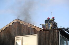 Grote brand bij woning in Zaandam