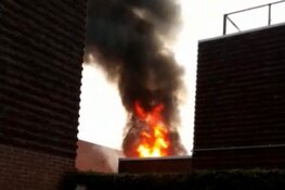 Hevige brand in schuur in Assendelft
