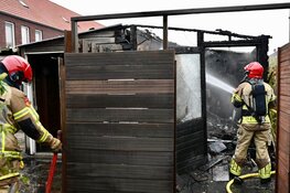 Hevige brand in schuur in Assendelft