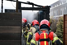 Hevige brand in schuur in Assendelft