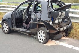 A8 afgesloten door ongeluk