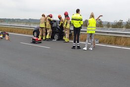 A8 afgesloten door ongeluk
