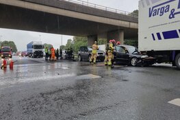 A7 richting Zaanstad afgesloten na ongeval bij Zuidoostbeemster