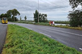 Opnieuw eenzijdig ongeval op Vaartdijk te Assendelft, nu auto te water