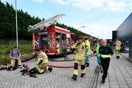 Grote brand aan de Omweg in Assendelft