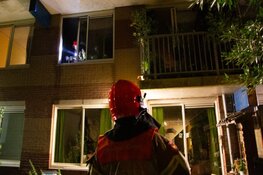 Brand in portiekflat Zaandam