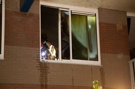 Brand in portiekflat Zaandam