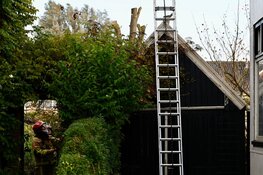 Brand in schuur Westzaan