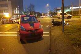 Bromfietser aangereden in Zaandam