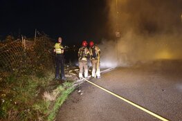 Caravan in brand in Zaandam-Achtersluispolder