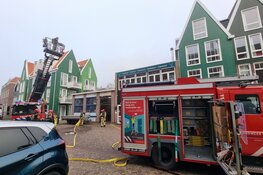 Brand bij bedrijf aan de Krimp in Zaandam