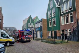 Brand bij bedrijf aan de Krimp in Zaandam