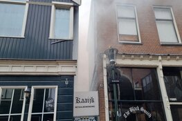 Brand bij bedrijf aan de Krimp in Zaandam