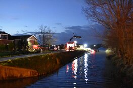 Auto te water na politie achtervolging in Wijdewormer
