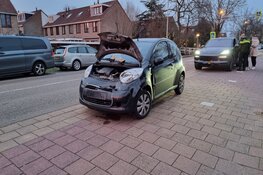 Kopstaart-botsing op de Brielse Meer in Zaandam