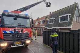Brand in woning Westzaan