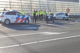 Ongeluk met veel auto's op A8