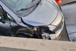 Wederom een ongeluk door tijdelijke wegversmalling