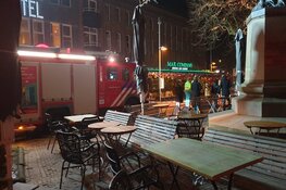 Brand op de Dam in Zaandam
