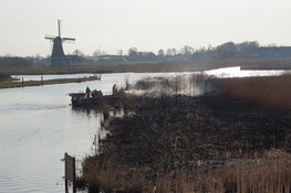 Natuurbrand in het Guisveld