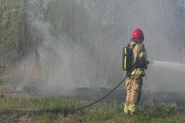 Brandweer in actie voor natuurbrand in Assendelft