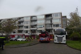Brand op balkon van flat Wormerveer