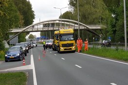 Ongeval met twee auto's op Thorbeckeweg