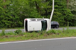 Ongeval met twee auto's op Thorbeckeweg