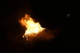 Brand in aanhanger in Wormerveer