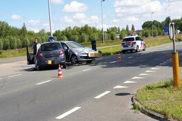 Botsing met veel schade op N203