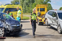 Botsing met veel schade op N203