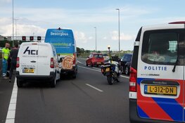 Ongeval met veel schade op A7