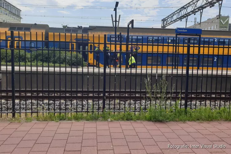 Korte brand in trein Zaandam