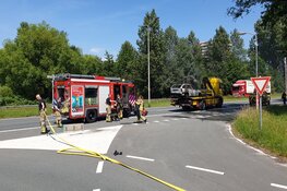 Auto in brand op Thorbeckeweg in Zaandam