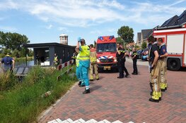 Melding van persoon te water blijkt om plastic zak te gaan