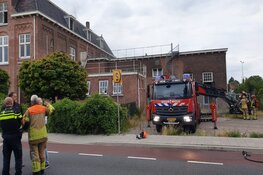 Brand in leegstaand pand Plein 13